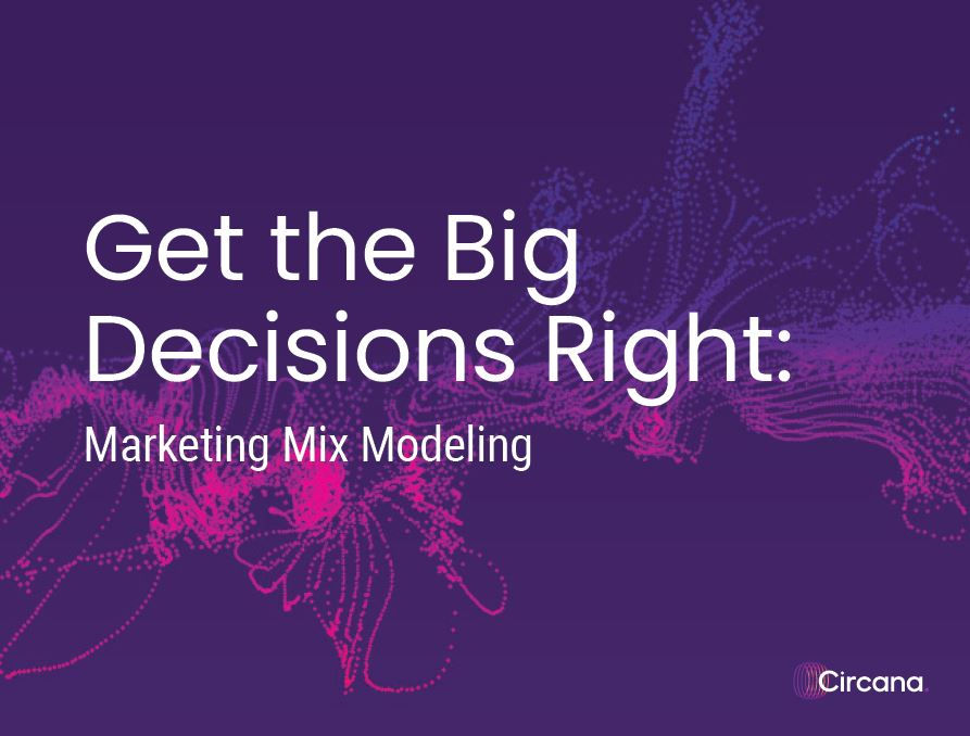 Get the Big Decisions Right marketing mix modeling, Circana research and insights.