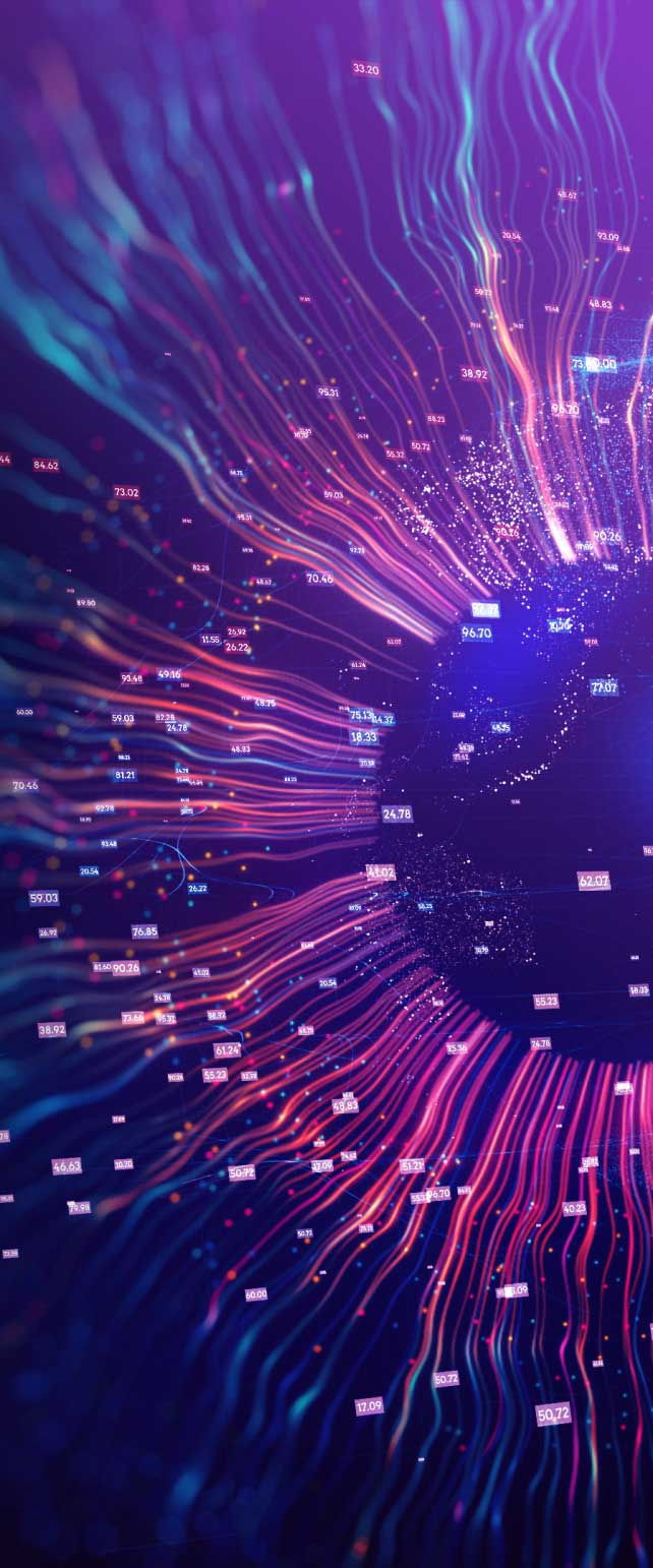 Future of Insights - Purple abstract image