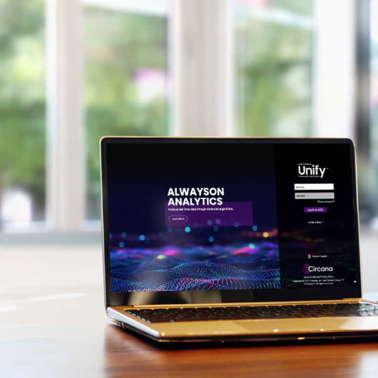 Unify login screen on laptop
