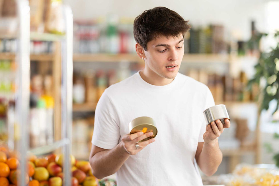 NCS Optimization - person checking different products